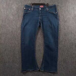 Levi's Type 1 Tough Boot Jeans Womens 16M Blue Medium Wash Bootcut Stretch 38x30